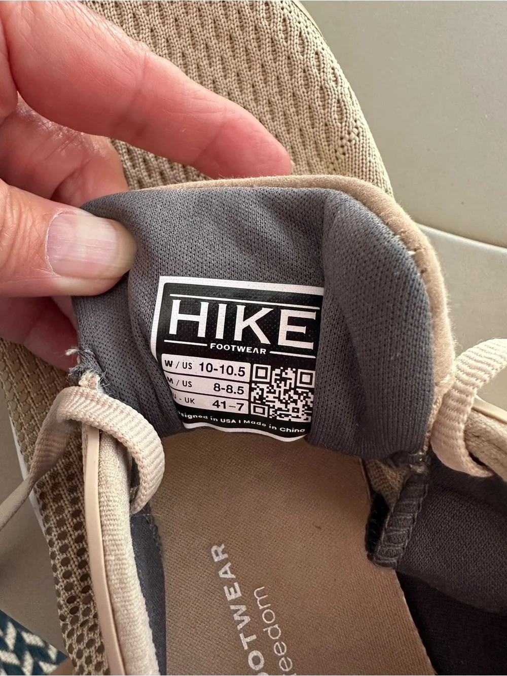 HF Footwear Women’s Lightweight Lace-Up Sneakers in Tan